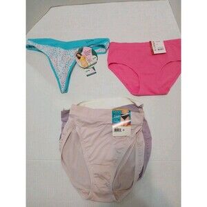 (5) Assortment Of Brands, Styles Of Womens Size Medium Underwear/panties NEW